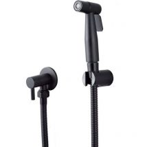 Gabrielle - Kit de Lance wc en Acier Inoxydable 304 sans Perforation Buse d'Appoint Chasse d'Eau wc Pulvérisateur de Bidet à Main avec Tuyau et Valve