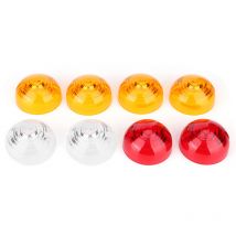 Kit de lentilles de lampe indicateur arrière latéral, 8 pièces, adapté pour Land Rover série 3/Defender
