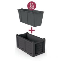 Bama - Kit de macetero efecto hierro forjado