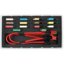Laser Tools - Kit test de court circuit auto avec fusibles disjoncteurs 16 pcs