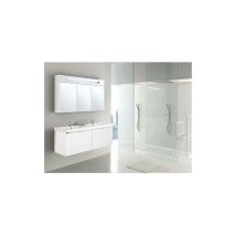 Banyo - Kit de meuble de bain epix mbh blanc mat 2 tiroirs