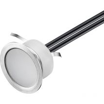 Leclubled - Kit de Mini Spots led 1W Extérieur Encastrable DC12V diamètre 30mm étanche IP67 Rouge - 26 spots led