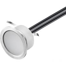 Leclubled - Kit de Mini Spots led 1W Extérieur Encastrable DC12V diamètre 30mm étanche IP67 6 spots led - Blanc Neutre