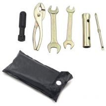 Kit de Moto Compact Set Jeu de Pinces de Tournevis Tool Kit D'outils de Réparation de Moto 6 Pièces Or