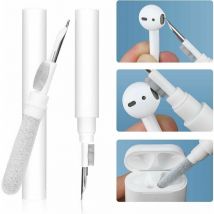 Kit de nettoyage pour Airpod Pro 1 2 multifonction 3 en 1 avec stylet de nettoyage pour écouteurs Bluetooth Kit de nettoyage Brosse de nettoyage pour