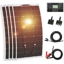 Dokio - Kit de panneau solaire 400W Panneau solaire monocristallin semi-flexible pour maison/VR/batterie/bateau