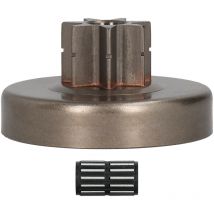Jeffergarden Kit de pignon de Tambour d'embrayage pignon de Remplacement Tambour d'embrayage adapté pour tronçonneuse électrique Stihl 028 028AV 028WB
