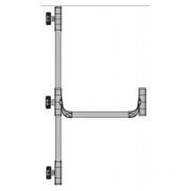 Fapim - Kit antipánico oltre - Barra de 3 puntos superior e inferior - Blanco 9010 - 8806/32