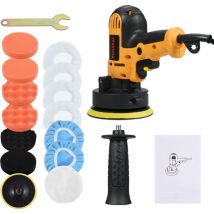 Kit de polisseuse électrique de voiture de 5 pouces 700 w tampon de voiture automatique 600-3700 tr/min Machine de polissage variable avec poignée
