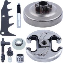 Coocheer - Kit de Pompe à Huile de Tambour d'embrayage 325 '7T, pour Husqvarna 340 345 350 pour tronçonneuse Jonsered 2145 2150, 578097901, 578 09 79
