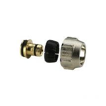 Simplex - Kit de raccordement a 3 16 x 2,2 2 raccords a presser convient pour eurocone 3/4'