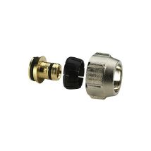 Raccord pour compresseur – kit de raccordement A 3 20 x 2,0 – Laiton, Eurocone 3/4" (DN 20) – Filetage plomberie, Quantité par pack, Matières, 