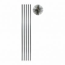 Kit de ramonage 7m (5 cannes de 140 cm, Hérisson acier ø 200 mm)