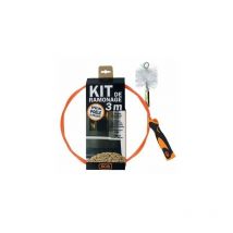 Kit de ramonage spécial poêle à pellets 3m Scid