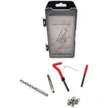 Kit de Réparation de Filetage Hélicoil Inox M6 'pro' 15 pièces en Coffret avec Outils en Acier hss - Résistant à la Corrosion - Réparation de