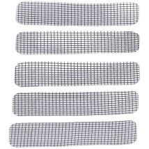 Jeffergarden Kit de Réparation de Porte Moustiquaire et écran de Fenêtre 20 Pièces, Remplacement de Porte Moustiquaire Coulissante Auto-adhésive en