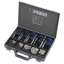 Kit de reparation metrique assortiment m5-m12 en acier inoxydable 130 pieces