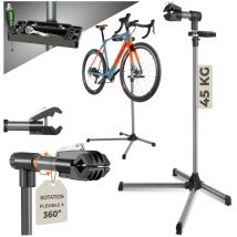 Tectake - Pied d'atelier vélo Support de montage pour tous les modèles courants
