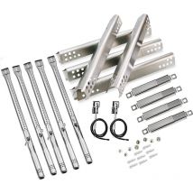 Andyou - Kit de repuesto para parrilla de barbacoa de acero inoxidable 304 para modelos Charbroil de 4 y 5 quemadores 463347519 y 463342119