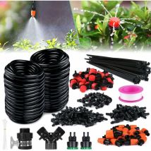 Kit De Riego Por Goteo, Kits De Riego Por Goteo Ajustables De 30 M, Sistema De Nebulización Por Aspersión, Kit De Riego Automático Diy Para 