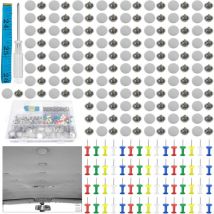 Kit de rivets de réparation automobile 100 pièces, boutons de réparation de toit, réparation de garniture de toit pour toutes les voitures