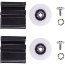 Kit de rodillos premium para puertas de invernadero: ruedas, piezas y herrajes de repuesto para la entrada. Accesorios de alta calidad para puertas