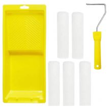 Kit de Rouleau de Peinture,Set rouleaux peinture,Ensemble de 7 pièces,Pinceaux de Peinture Rouleaux,Brosse à Rouleau de Peinture,pour Maison