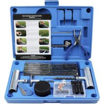 Kit De Réparation De Pneu Heavy Duty Ensemble De 67 Pièces Pour Moto, Vtt, Jeep, Camion, Tracteur Réparation De Perforation De Pneu Plat