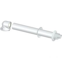 Energy - Kit de salida de humos coaxial horizontal 60/100 mm para calderas Bosch