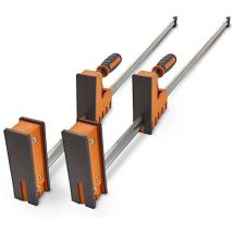 Kit De Serre-joints Parallèles Bora 40' – Lot De 2 – Force 500 Kg Chacun