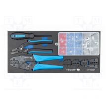 Kit de sertissage De Bornes à sertir rondes (158 pcs.) Ht7g161