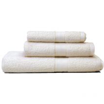 Kit De Serviettes En Coton Teddy En Différentes Tailles Ivoire Teddy