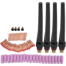 Ineasicer - Kit de soplete de soldadura tig Carnival Trader, accesorios de soplete tig de cobre para soldadura de metales no ferrosos