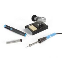 Velleman - Kit de soudage, fer à souder 25 w, pompe à dessouder, support pour fer à souder, étain à souder