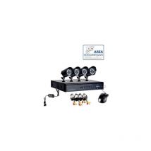 Housecurity - kit de videosurveillance 4 camera infrarouge + dvr + alimentation + cables