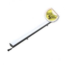 Vision-el - Linéaire led line s - 100W Miidex Lighting blanc-neutre-5000k - noir