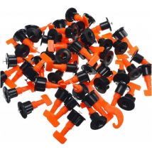Macaron - Kit de Système de Nivellement Leveller de Carrelage Réutilisable pour Outils de Construction de Murs en Céramique 100pcs