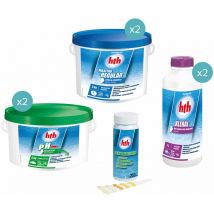 Kit de traitement complet au chlore (21-40 m³) HTH