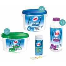 HTH - Kit de traitement complet au chlore (41-60 m³)
