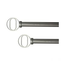 Kit de Tringle à Rideau Extensible Visio pour Volet Roulant gris