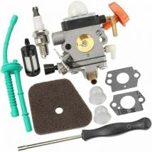 Kit de tronçonneuse carburateur FS100 FS110 tondeuse carburateur de tronçonneuse, kit de débroussailleuse de carburateur de remplacement pour STIHL