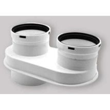 Kit Echappement Des Fumées Baxi Double Orientable 7102689