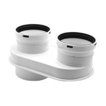 Kit Echappement des Fumées Baxi double orientable 7102689