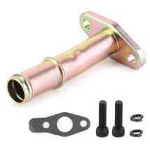 Jeffergarden Kit de tuyau de retour de vidange d'huile Turbo en acier inoxydable adapté pour Mitsubishi TD02 TF035 TD04 TD05 TD06 kkk K03