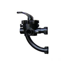 CEC - Kit de válvula lateral de 1''1/2 para filtro micron con conexión curva