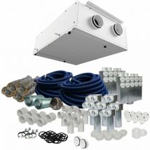 Kit de ventilation complet jusque 160 m² avec appareil à suspendre