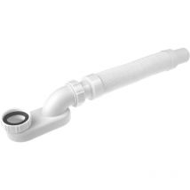 Kit de vidange de baignoire avec siphon flexible Deante KXY991W blanc