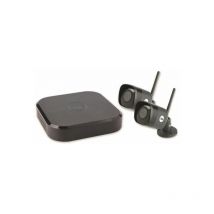 Kit de vidéosurveillance connecté avec 2 caméras wifi + 1 enregistreur dvr - yale smart living -