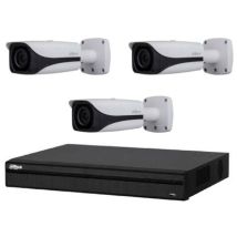 Kit de Vidéosurveillance Dahua dvr HCVR8208AS3 et 3 Caméras Box ir DH-HAC-HFW3231EZT
