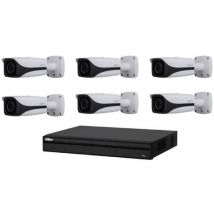 Kit de Vidéosurveillance Dahua dvr HCVR8208AS3 et 6 Caméras Box ir DH-HAC-HFW3231EZT